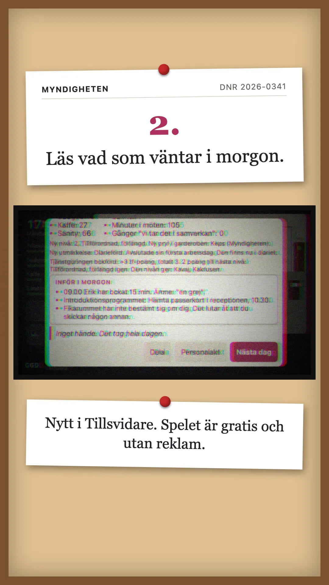 Watch Tillsvidare: Short: the description form on YouTube
